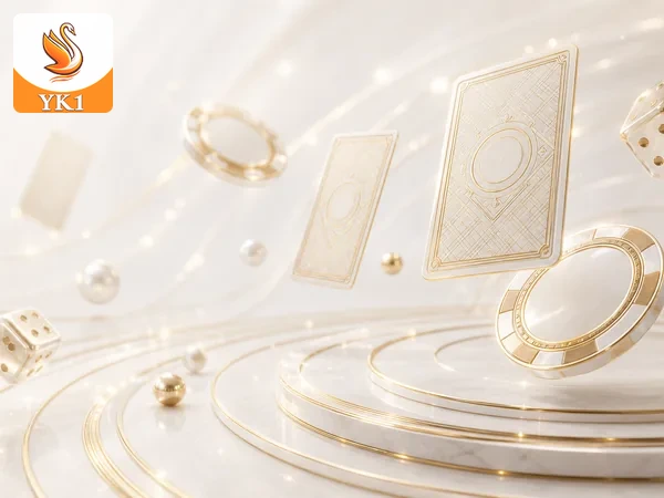 Tampilan permainan casino-style yk1 di perangkat seluler